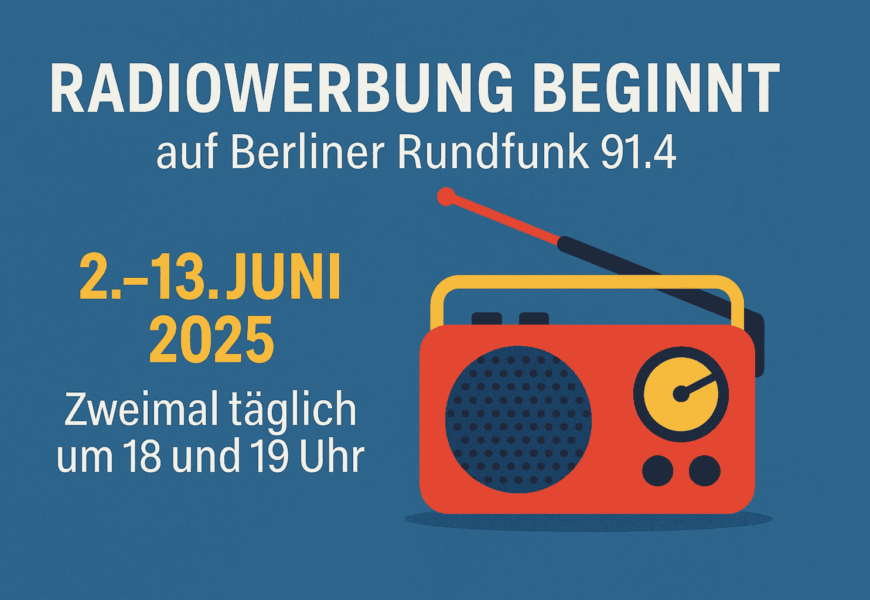 📻 Jetzt im Radio – Unsere Tagespflege auf Berliner Rundfunk 91.4