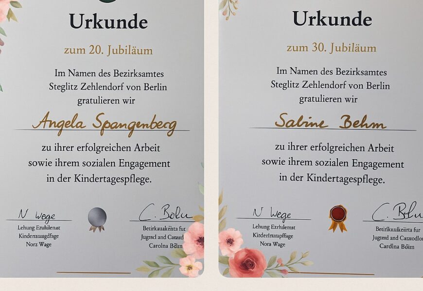 Zwei Jahrzehnte, drei Jahrzehnte – ein gemeinsamer Weg voller Herzblut und Hingabe